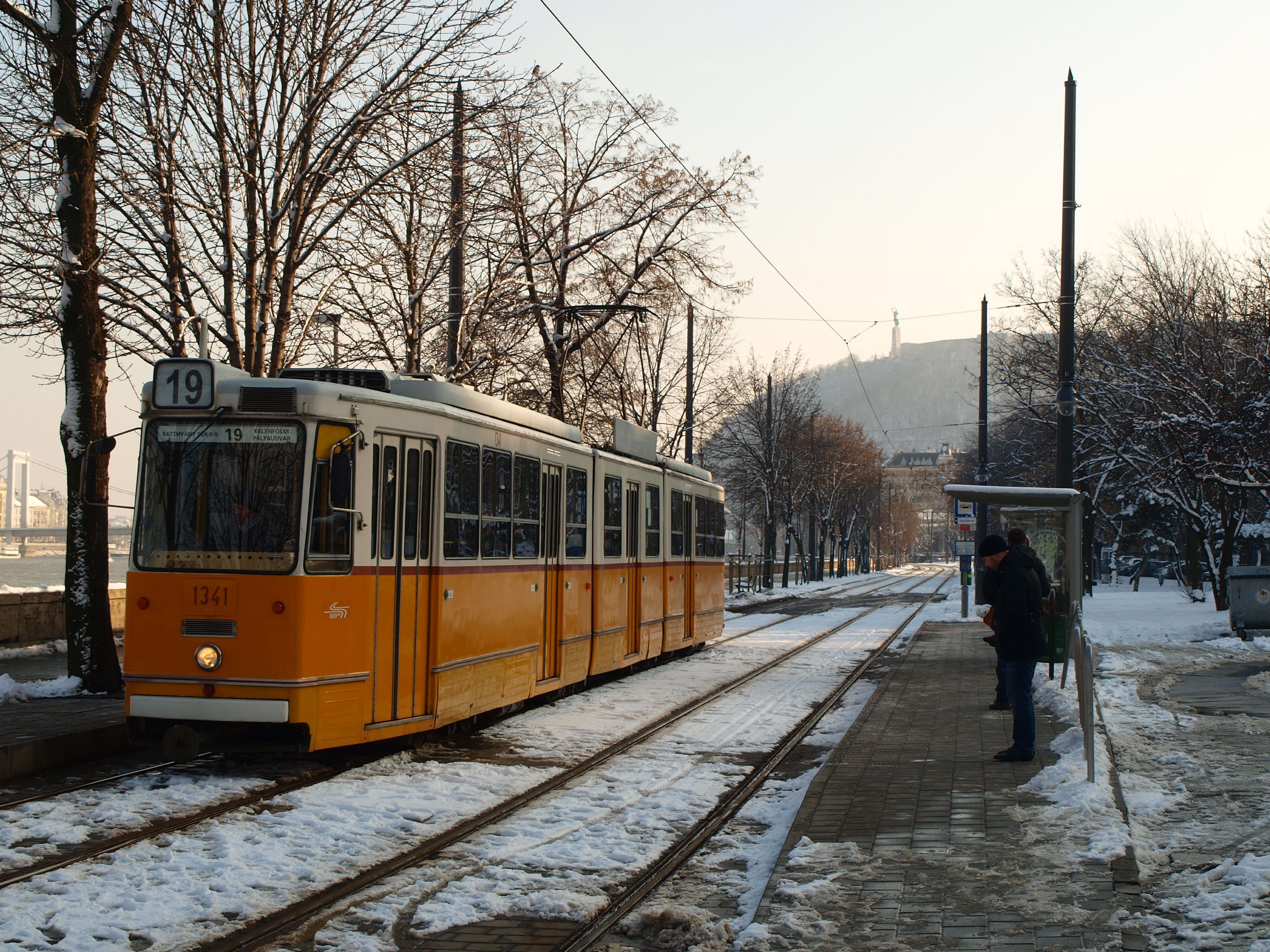 Mám ráda budapešťské tramvaje. I když jsem jim v pondělí začla říkat žluté housenky, jak jsem je tak pozorovala plazit se po nábřeží.