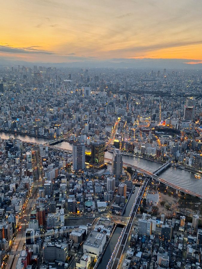 Tokio ze SkyTree