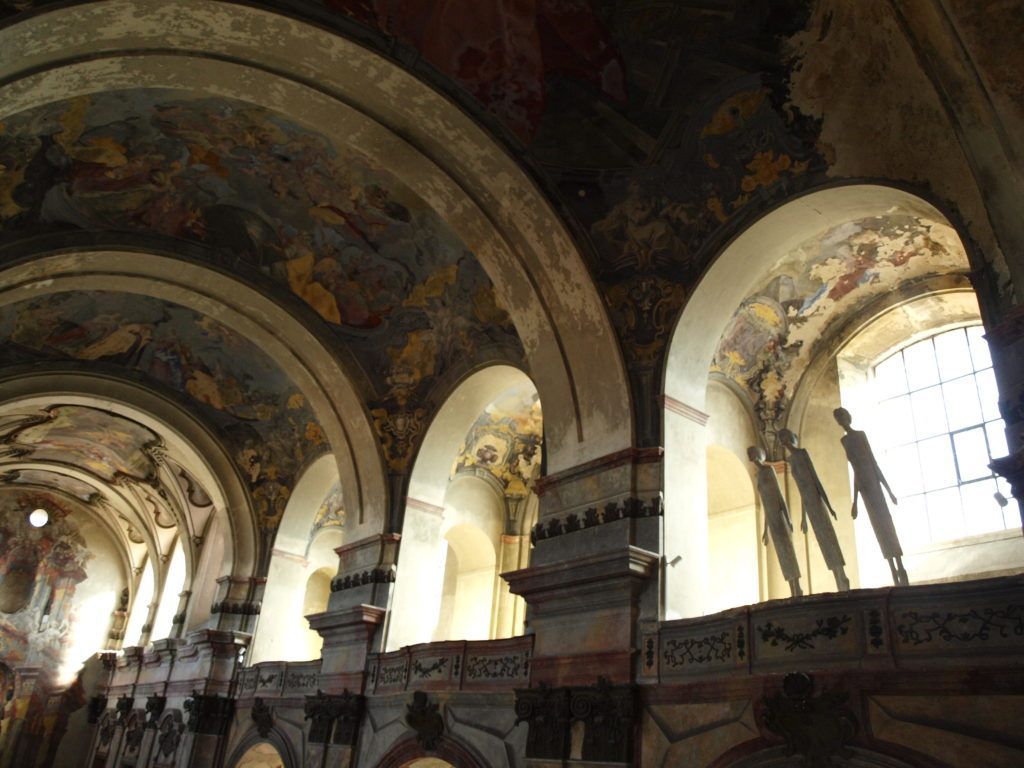 Jedna z uměleckých instalací.