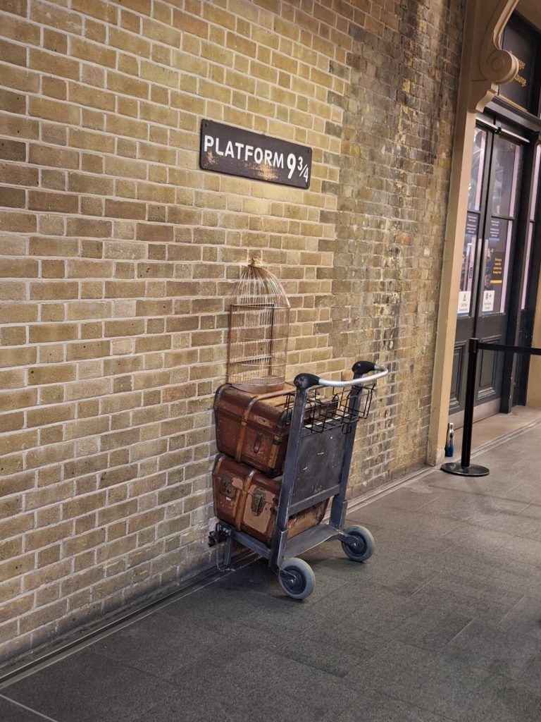 Nástupiště 9 a 3/4 přímo na King's Cross