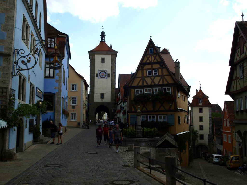 Jeden z nejznámějších pohledů na Rothenburg