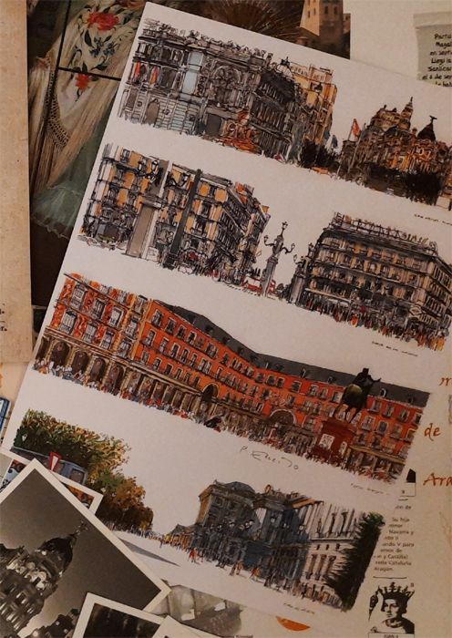 Suvenýr – madridská náměstí